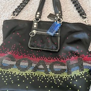 Coach bedazzled purse